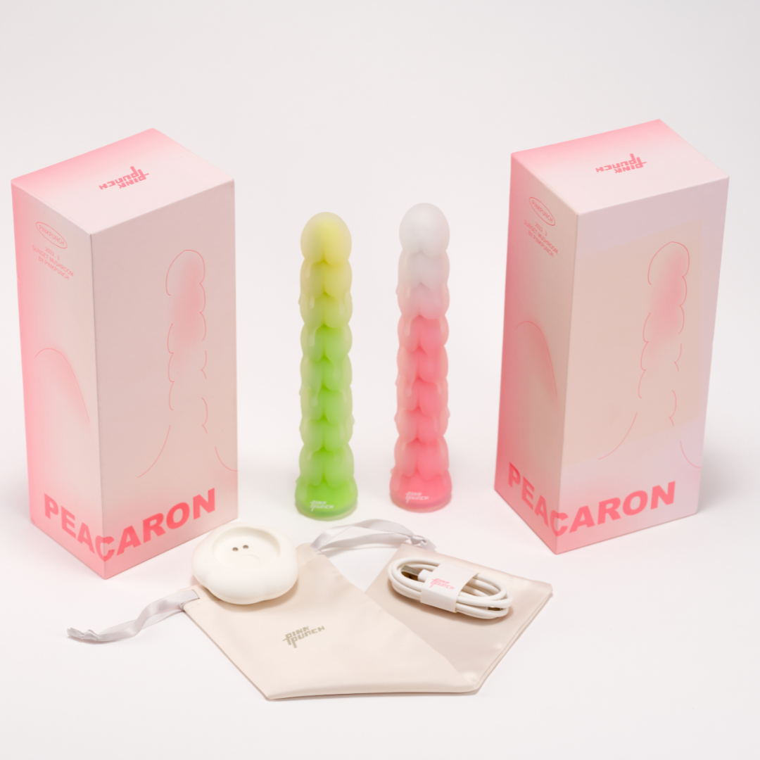 PEACARON 3D Vibrating Dildo – product view 10