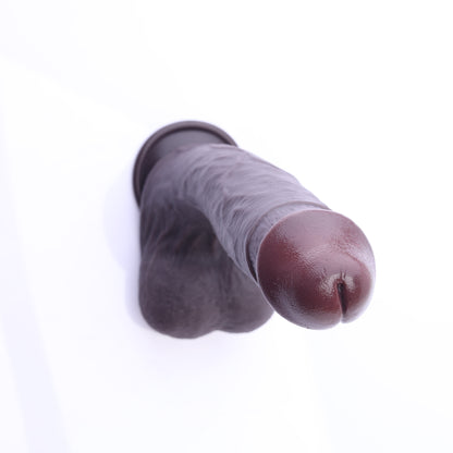 Knight 10 inch Real Feel Ball Super Realistic Glan Black Dildo