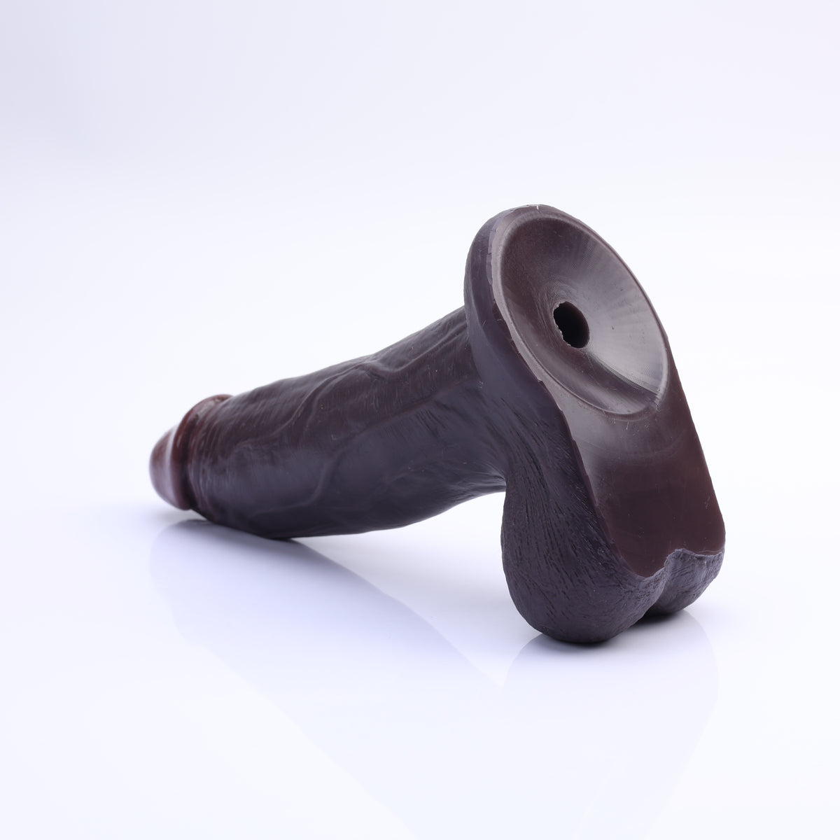 RealCock Vincent 7.5″ Realistic Black Vibrating Dildo with Lifelike Balls
