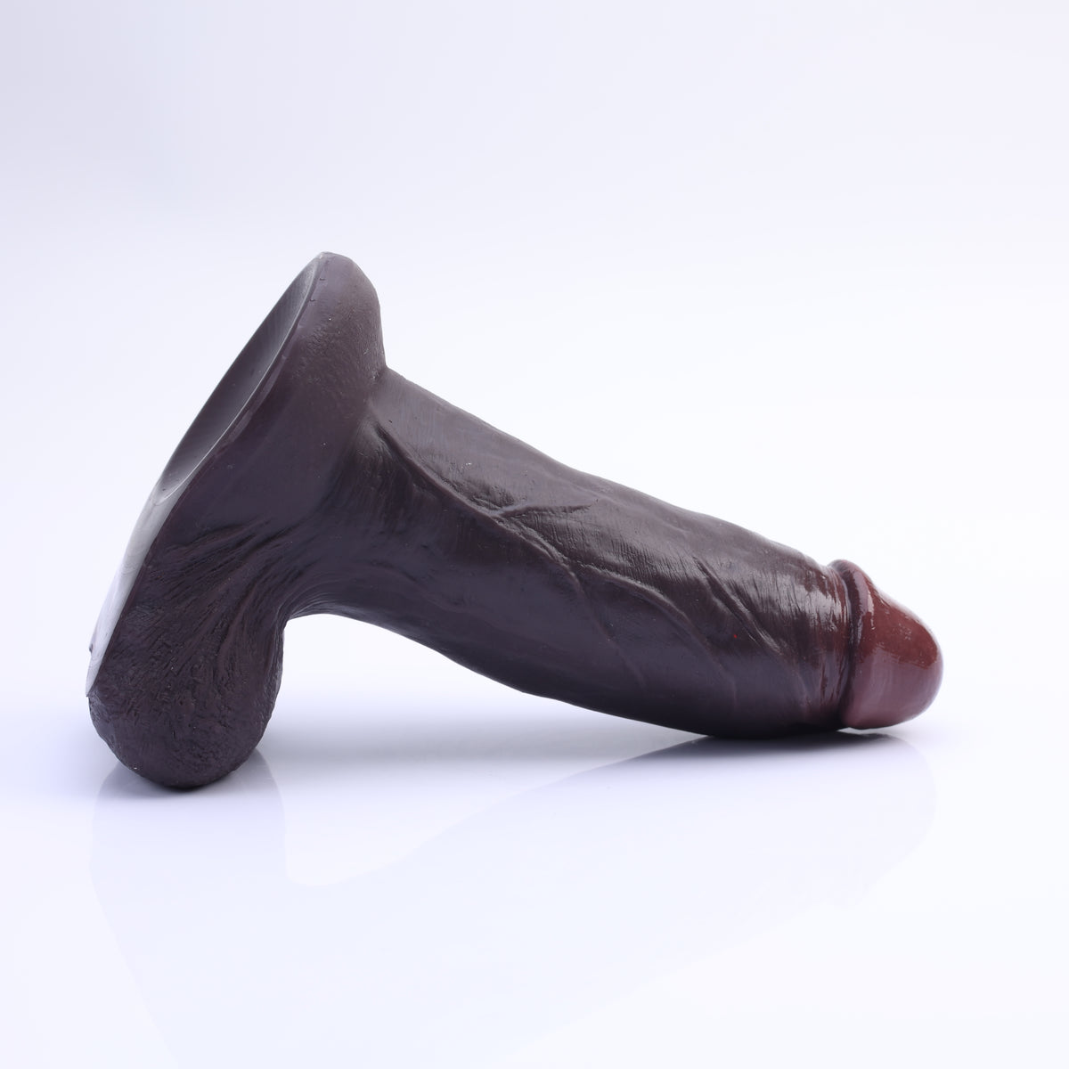 RealCock Vincent 7.5″ Realistic Black Vibrating Dildo with Lifelike Balls
