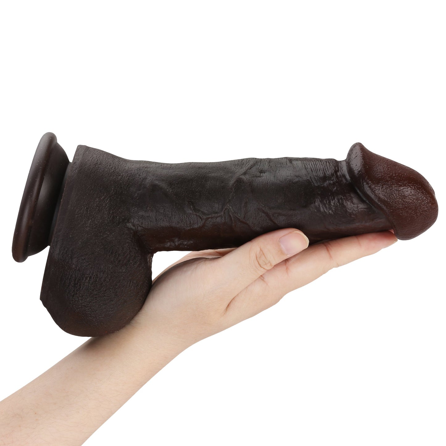 Bunny 9 inch BBC Realistic Dildo Real Glan Lifelike Skin Dildo Position 9