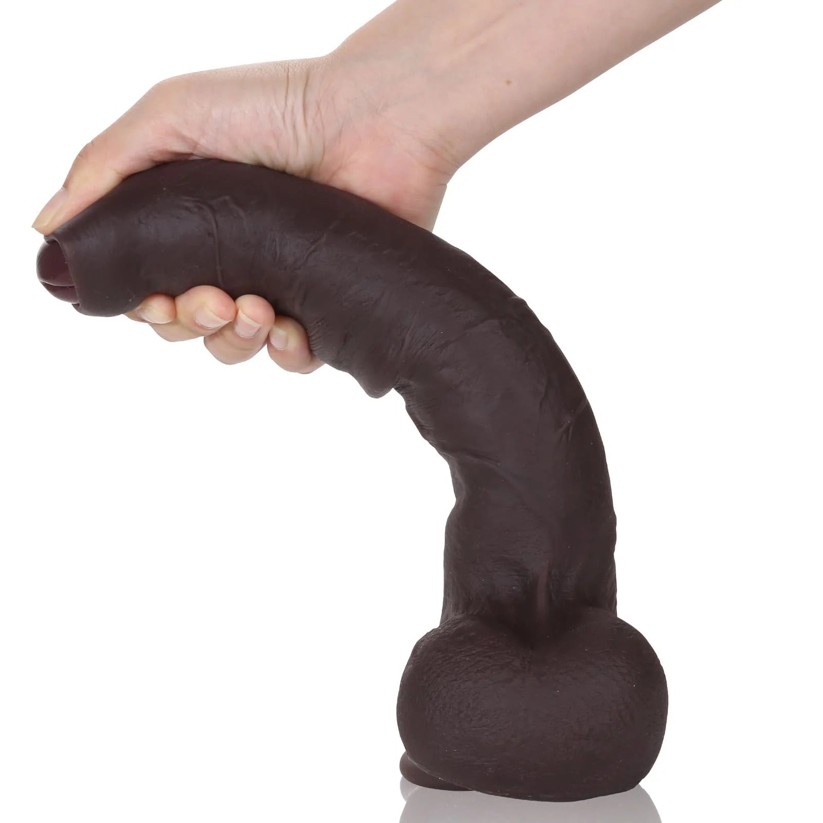 Diego 11inch Huge Foreskin Sliding Skin Life Like Dildo Uncut Dildo - RealCocks