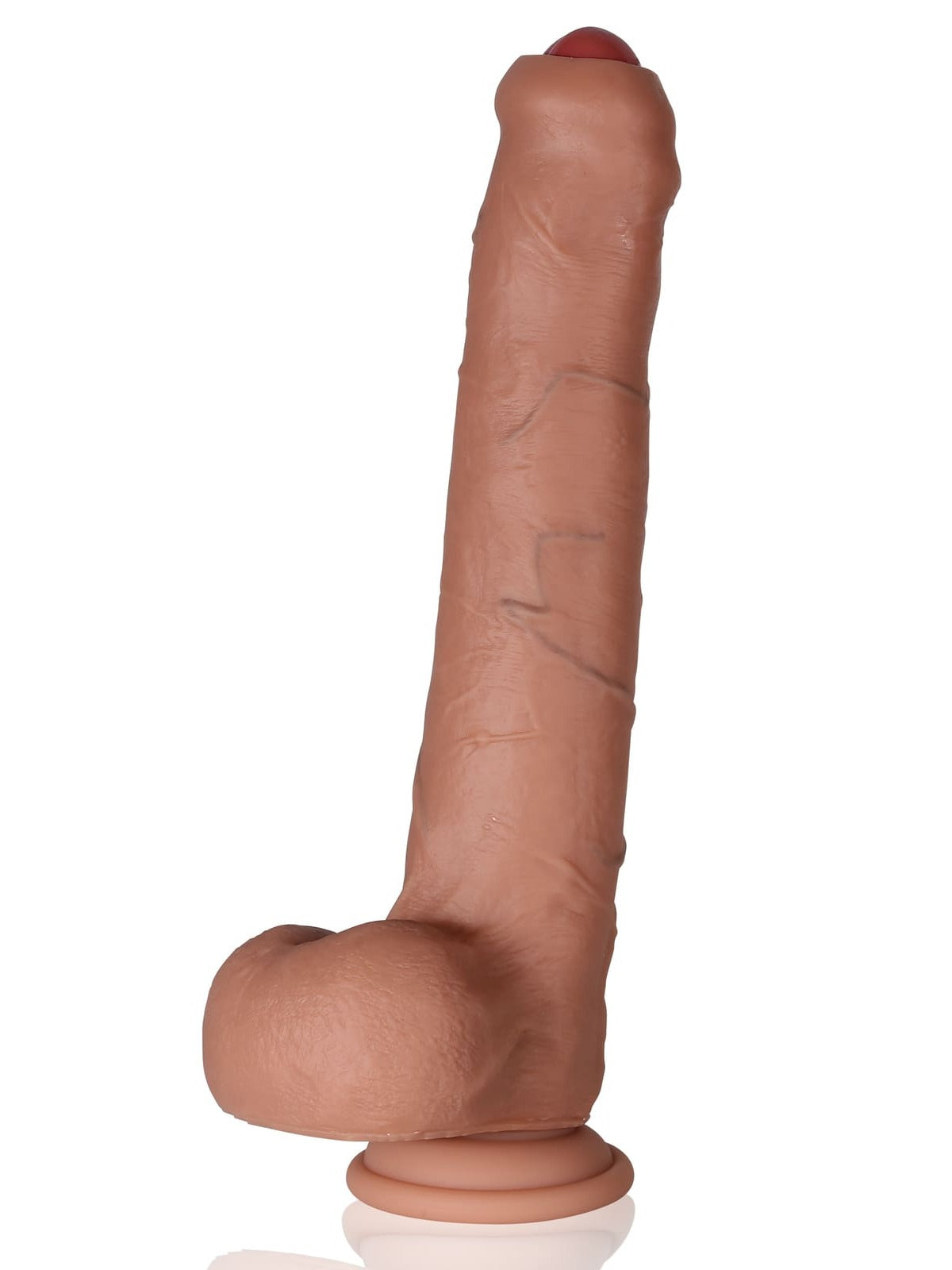 Diego 11 inch Huge Foreskin Sliding Skin The Most Realistic Dildo - RealCocks