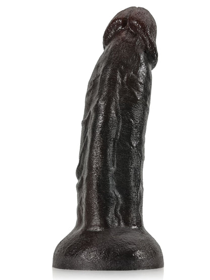 Fisher 8" X 1.9" Black Curved Dildo G Spot Realistic Dildo No Balls (L Size） - RealCocks