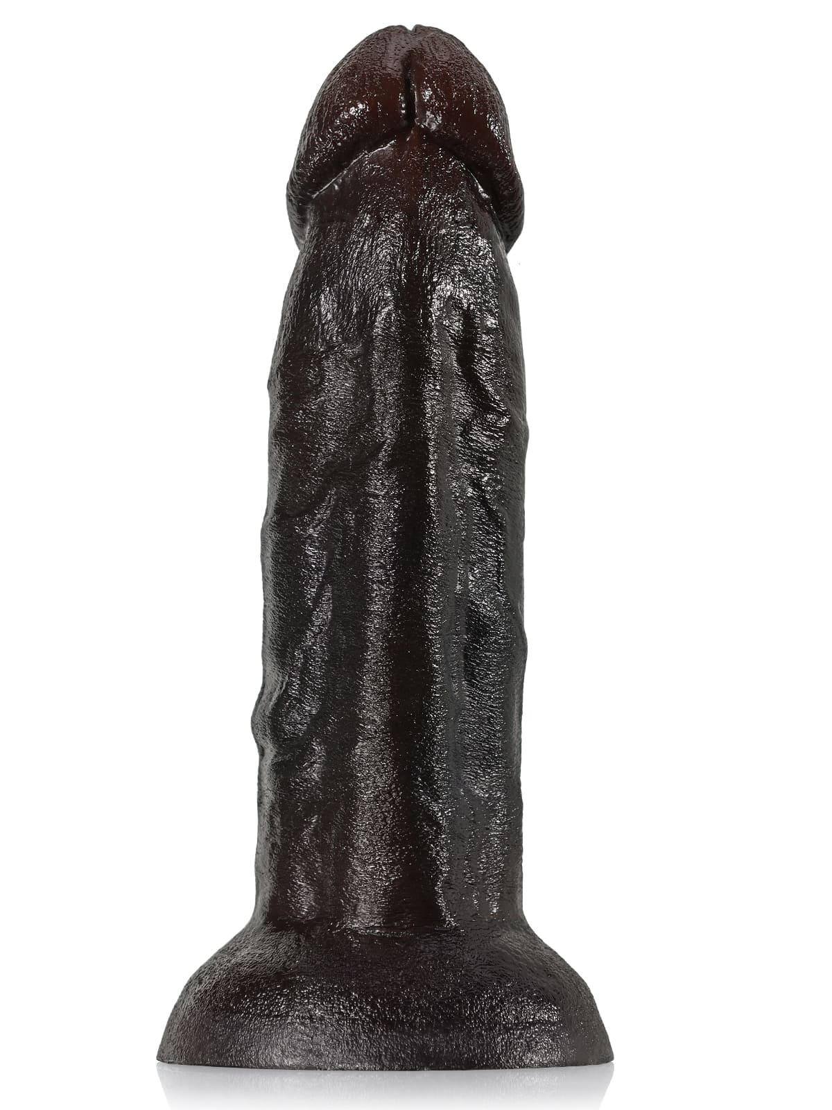 Fisher 8" X 1.9" Black Curved Dildo G Spot Realistic Dildo No Balls (L Size） - RealCocks