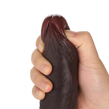 Tiger 7 Inch Realistic Silicone Dildo with Strong Suction Cup Hands-Free | DongToy Position 20