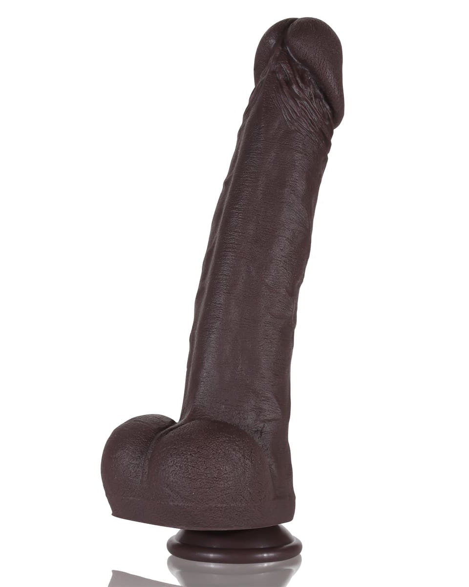 Biggie 13in Realistic Big Black Dildo Huge Dildo G Spot Anal BBC Dildo - RealCocks