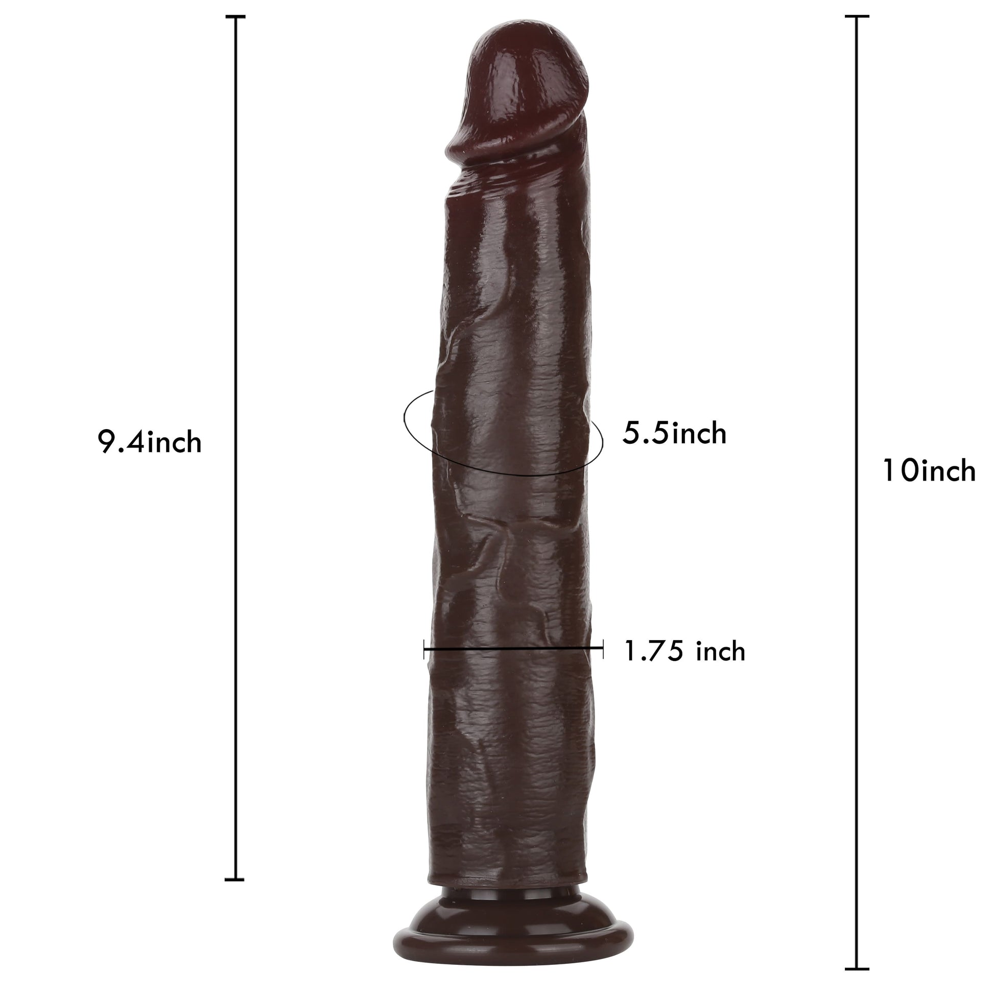 King Kong 10 inch Sliding Skin Lifelike Realistic Dildo & Real Skin - RealCocks