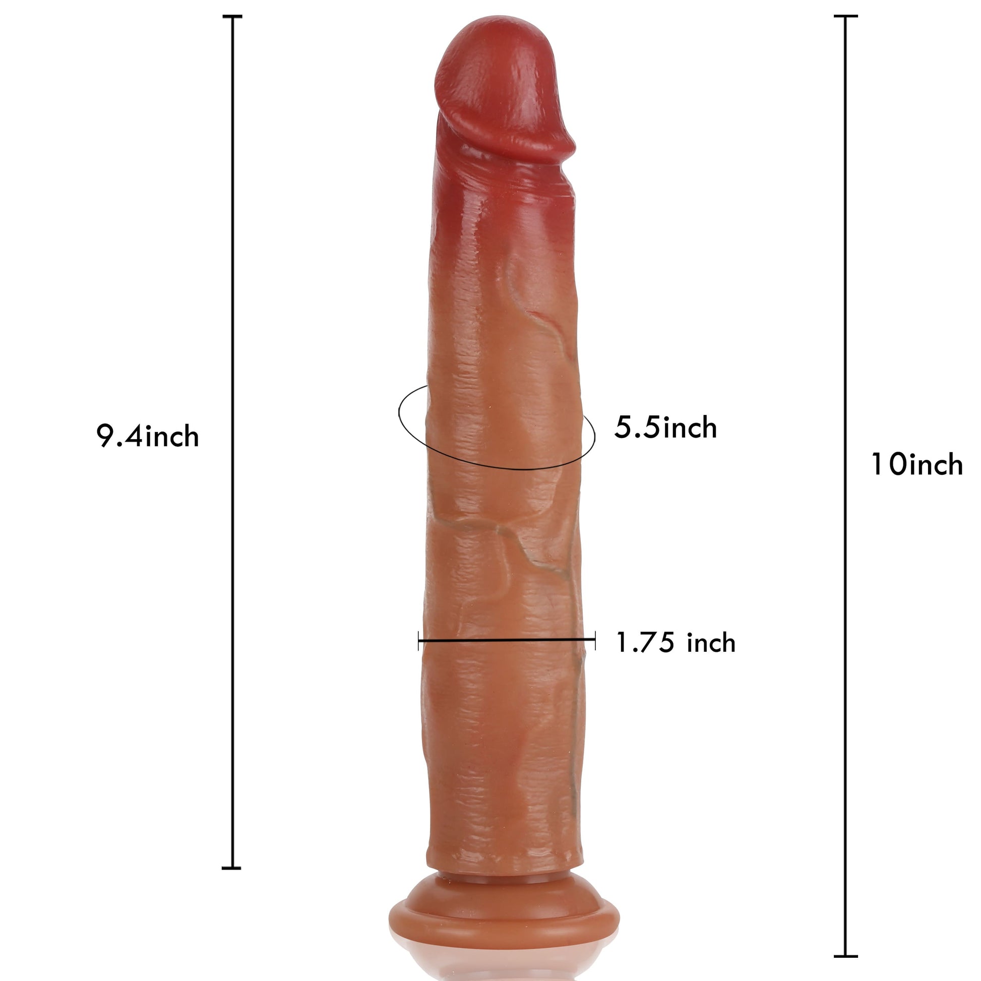 King Kong 10 inch Sliding Skin Lifelike Realistic Dildo & Real Skin - RealCocks