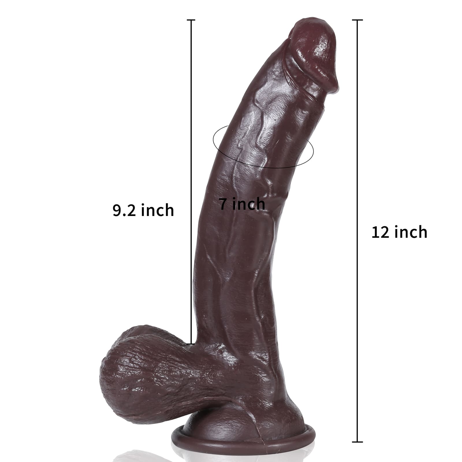 Liam Riley 12inch Huge GSpot Pleasure Dildo - RealCocks