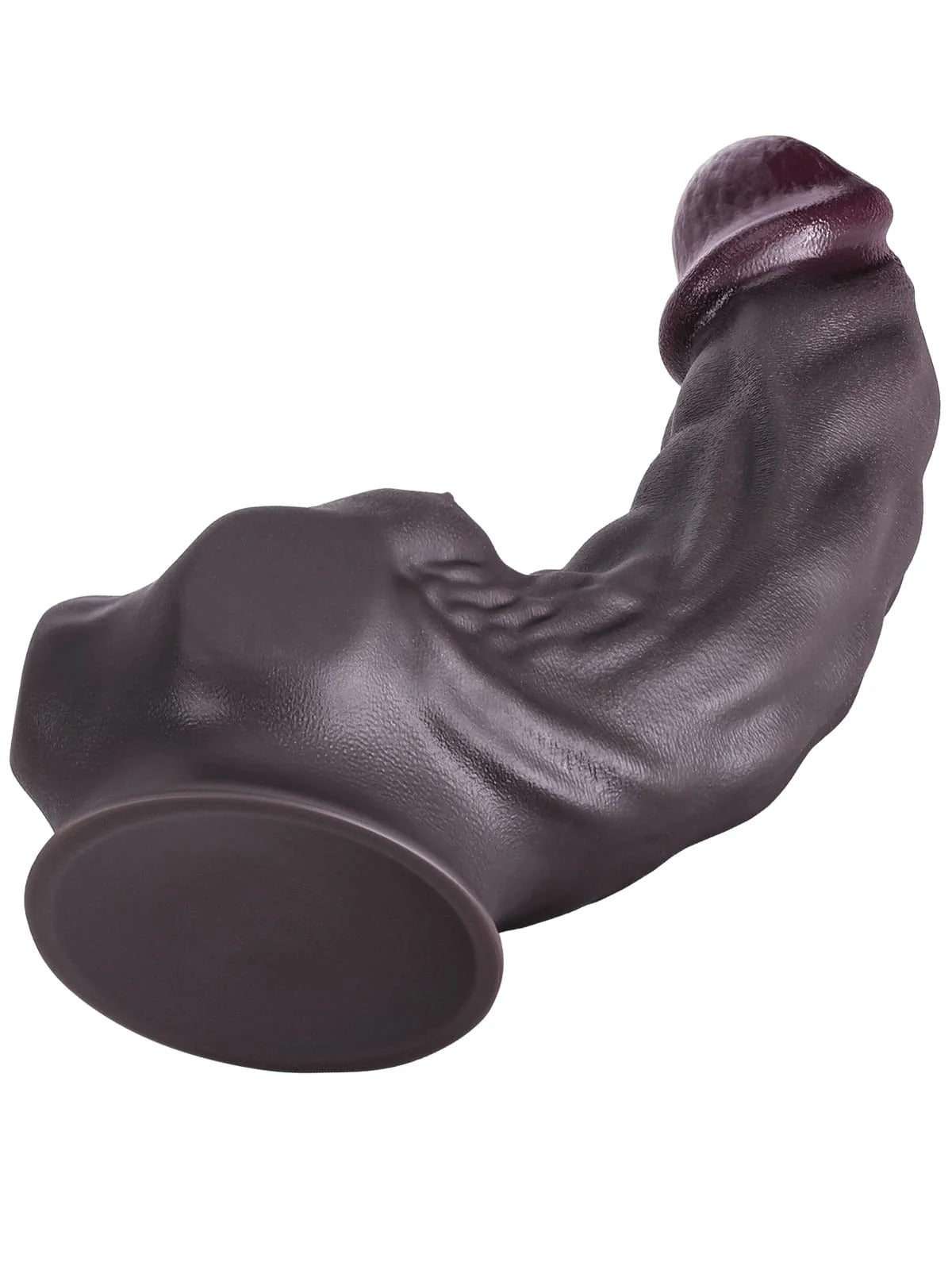 Louis 6.8" X 1.5" S Size Sexy Black Huge Muscle G Spot Dildo - RealCocks