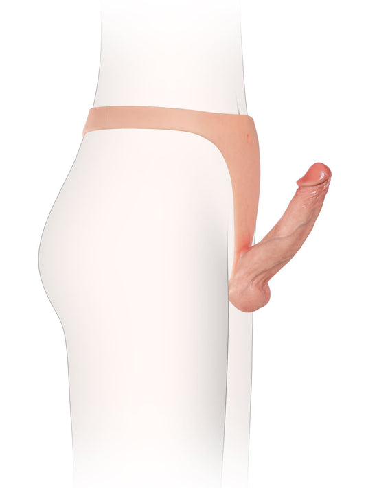 Nick Realistic Silicone Strapped Dirty Penis, Sexy Thong Style With 6.3" x 1.5" Dildo - RealCocks