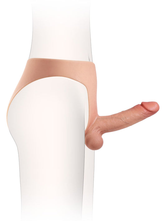 Oscar 6.8" x 1.7" Realistic Life Like Soft Cyber Skin Strap On Dildo - RealCocks