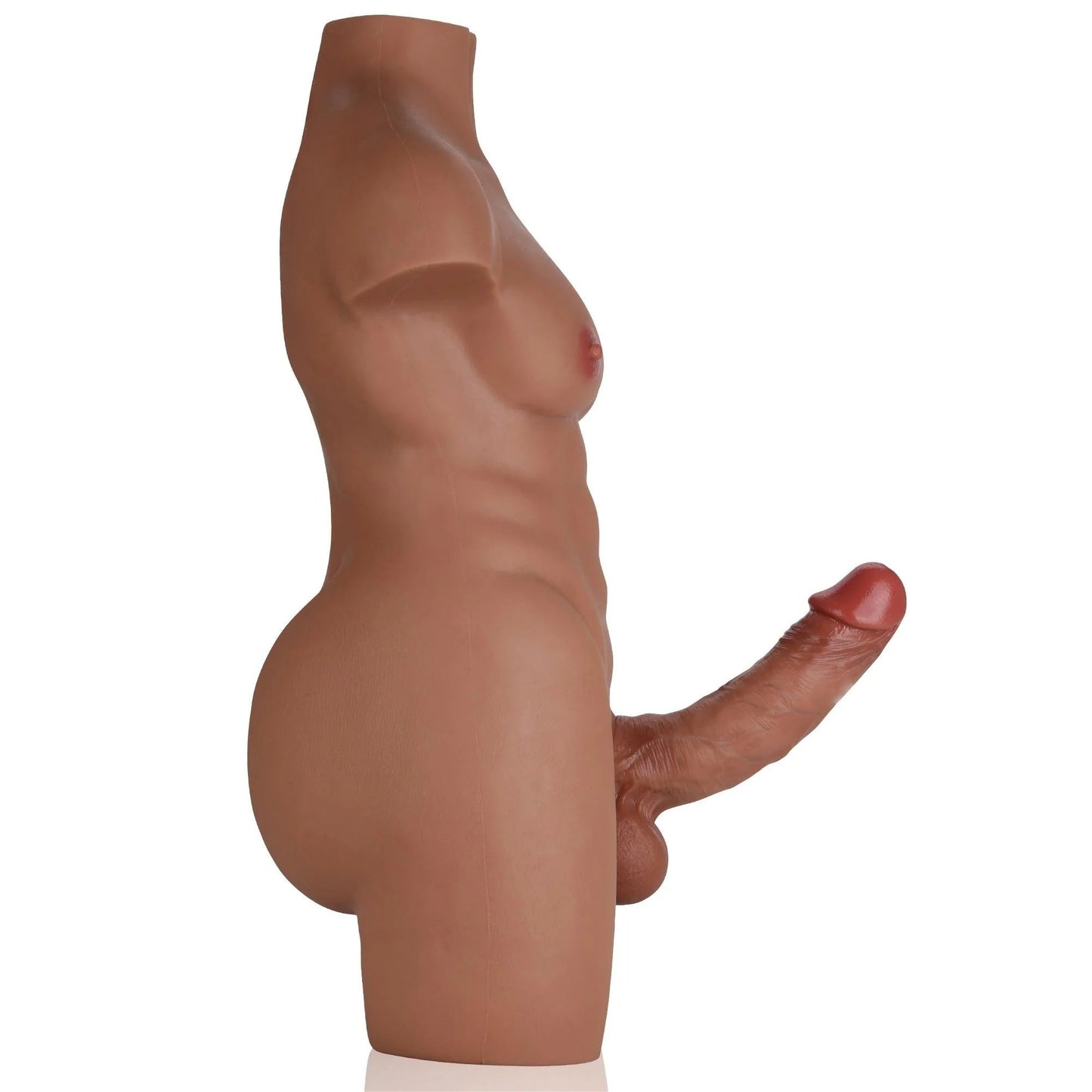DildosX Tom 28lb With James 7inch Realistic Dildo (Brown) - RealCocks