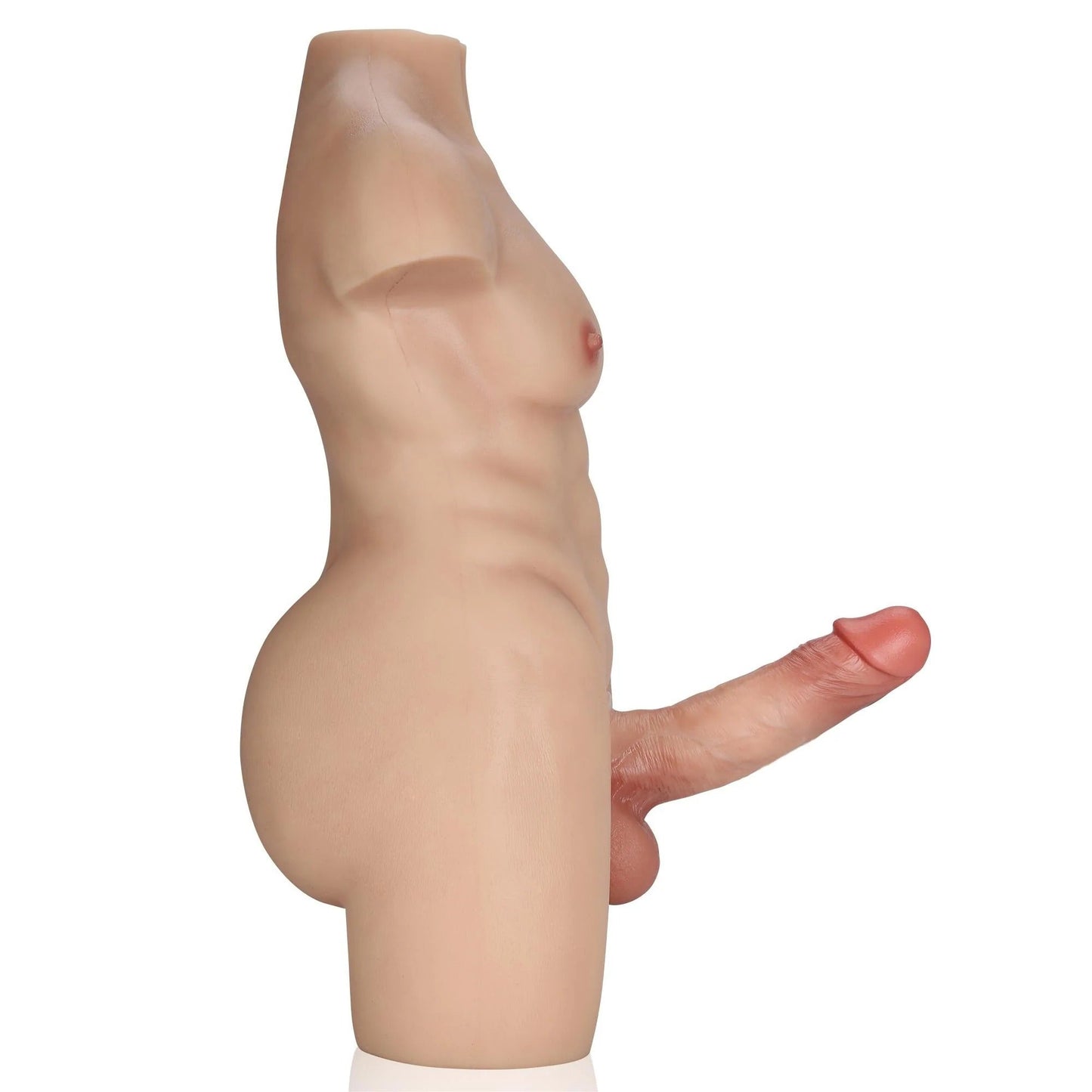 DildosX Tom 28lb With James 7inch Realistic Dildo (Brown) - RealCocks