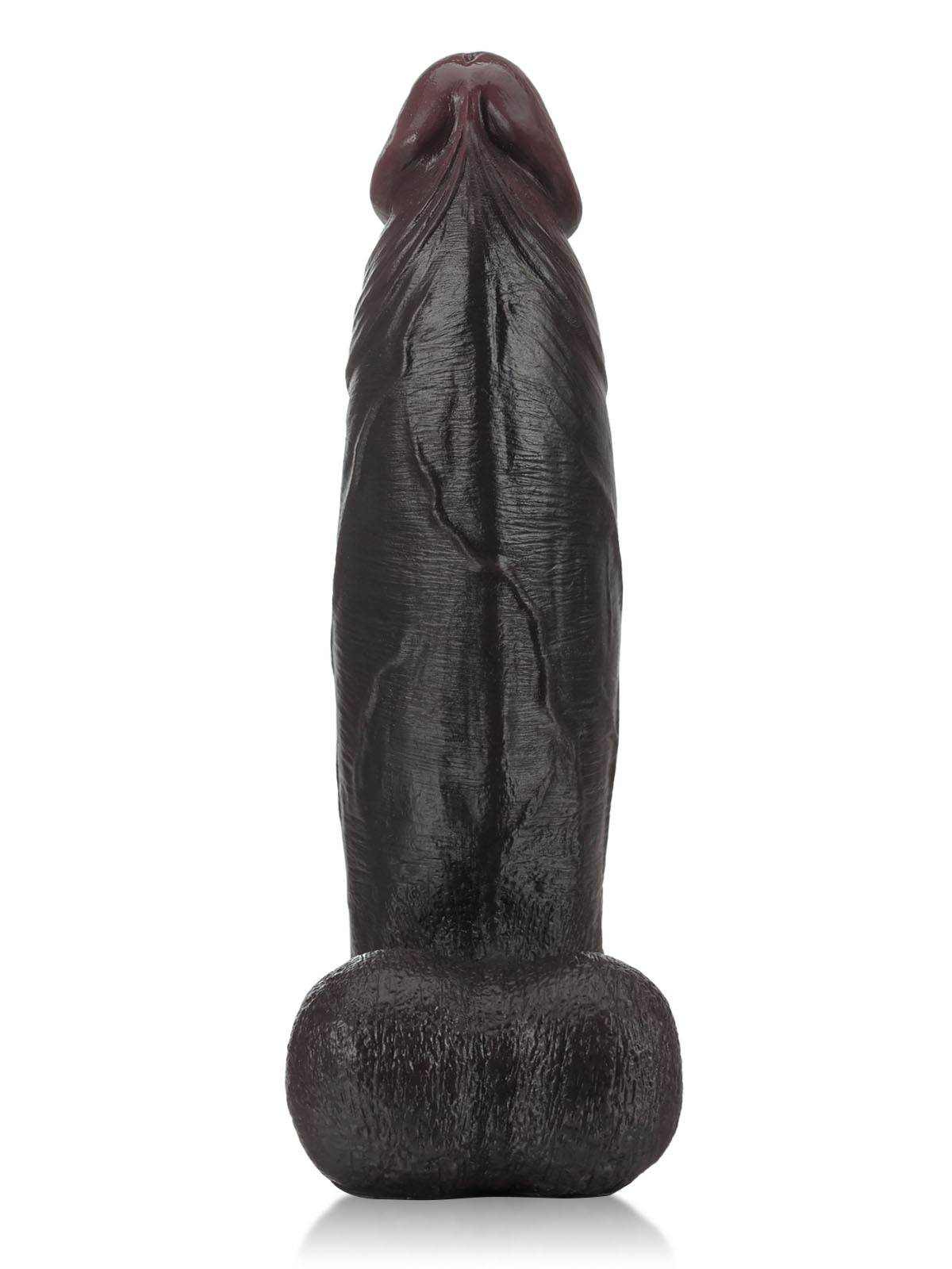 Zeus  11" x 3"  BBC Black Strong Extra Huge Thick Dual Density Dildo - RealCocks
