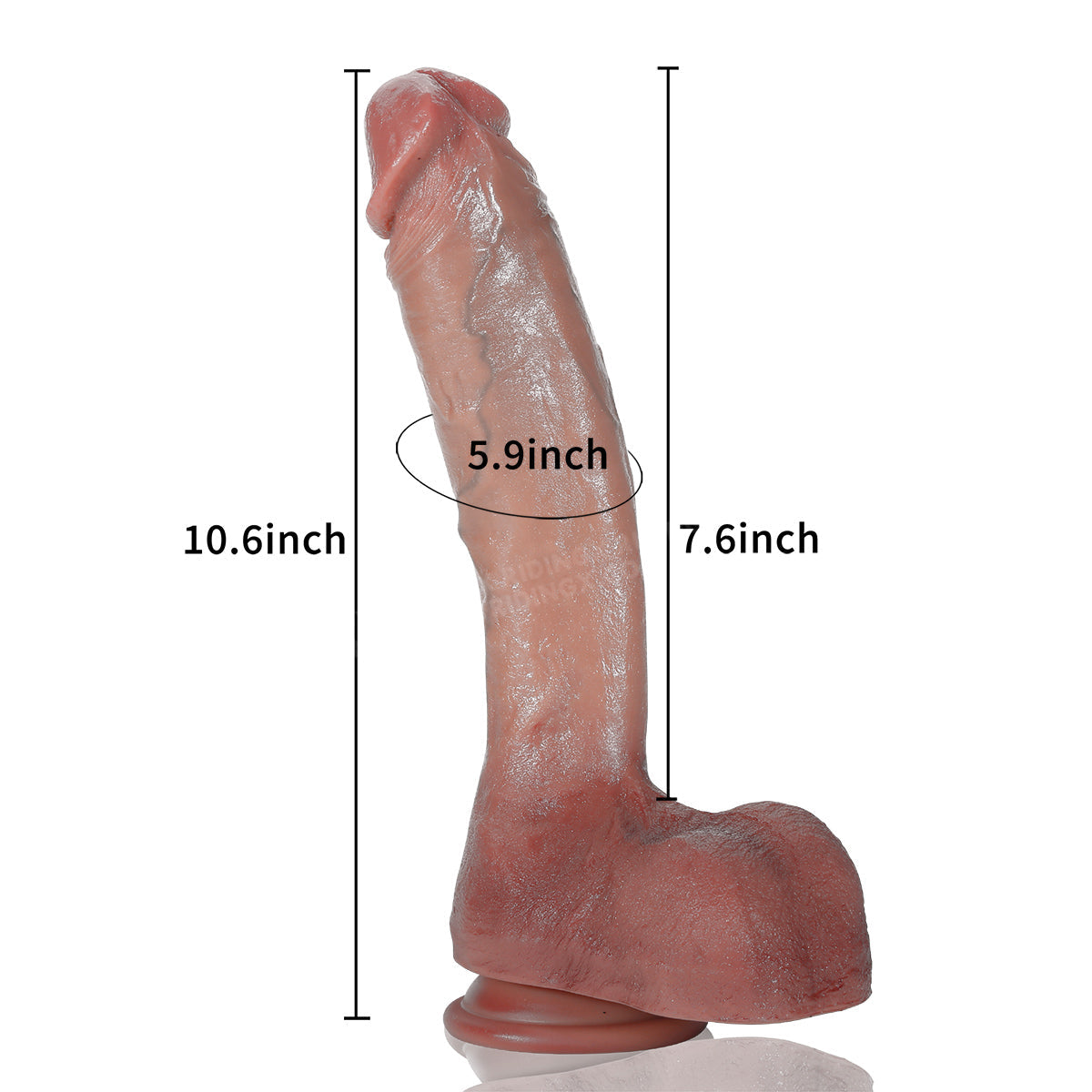 Alex Black 10Inch Realistic Huge Black Dildo & Lifelike Black Skin - RealCocks