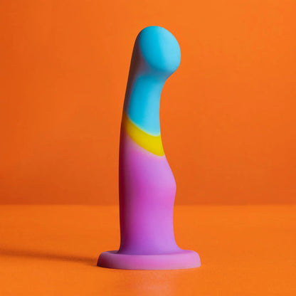 ALEX 6" G Spot Rainbow Dildo
