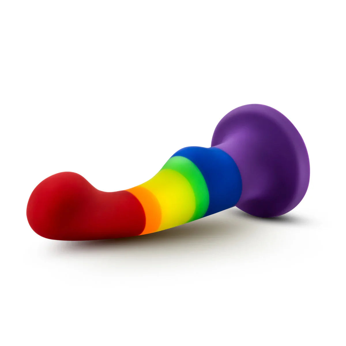 Artisan 6 Inch Curved G-Spot Rainbow Dildo