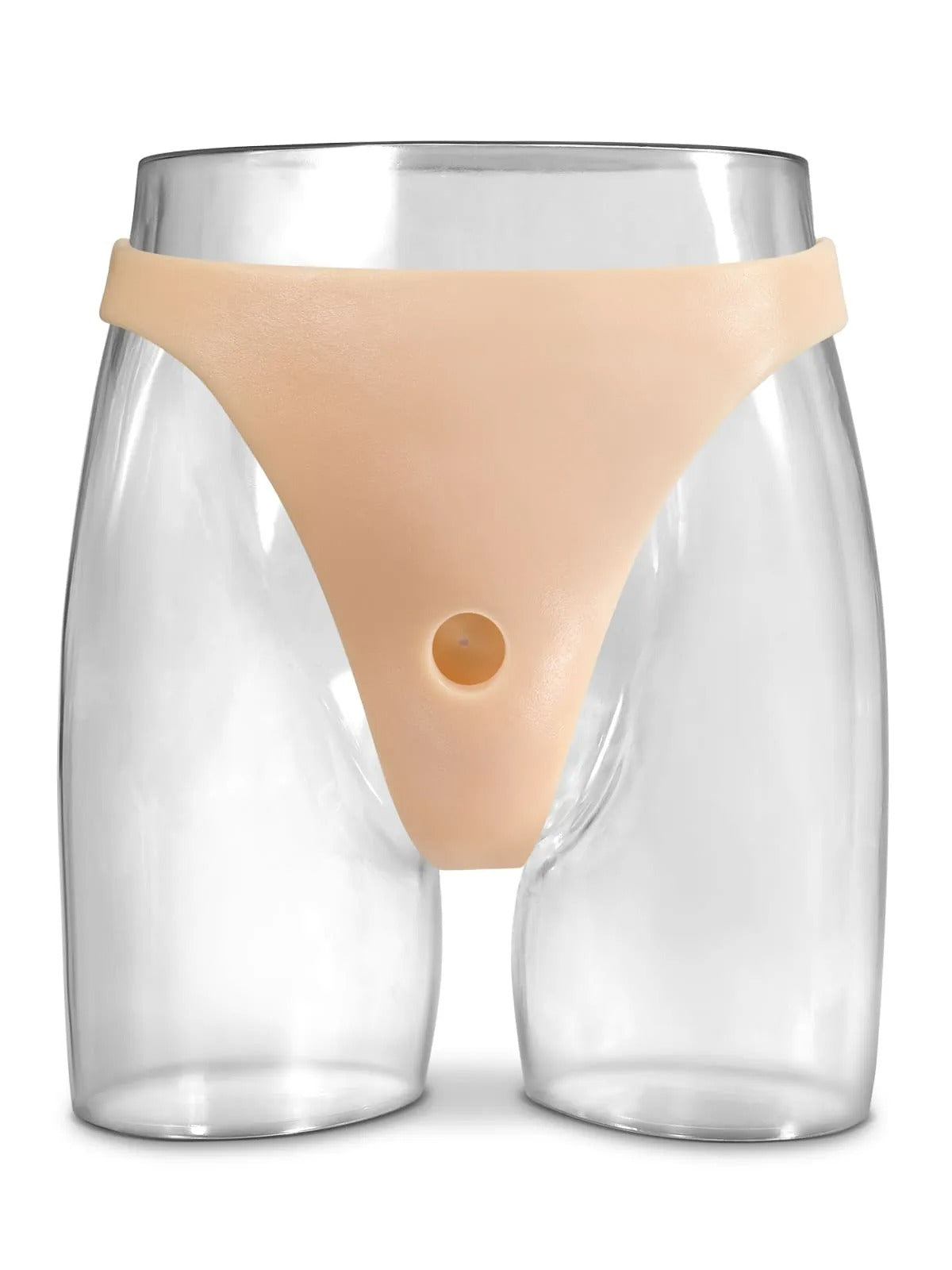 Realcock Silicone Strap-On with Vibrating Anal Dildo designed for comfortable use and intense pleasure