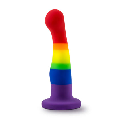 Artisan 6 Inch Curved G-Spot Rainbow Dildo